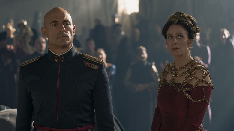 Emperor Javicco Corrino and Empress Natalya in Dune: Prophecy