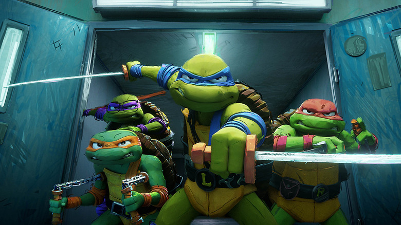 TMNT Mutant Mayhem Donnie, Raph, Leo and Mikey 