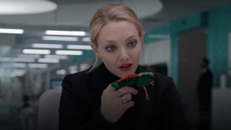 Amanda Seyfried as Elizabeth Holmes in The Dropout