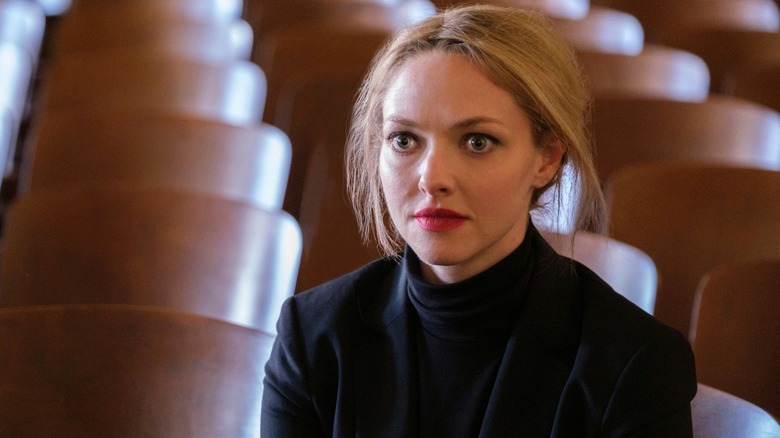 Amanda Seyfried as Elizabeth Holmes in The Dropout