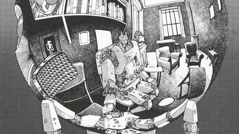 An image from Katsuhiro Otomo's Fireball.