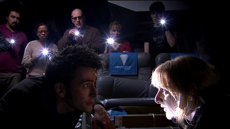 Doctor Who, scared passengers and possessed Sky