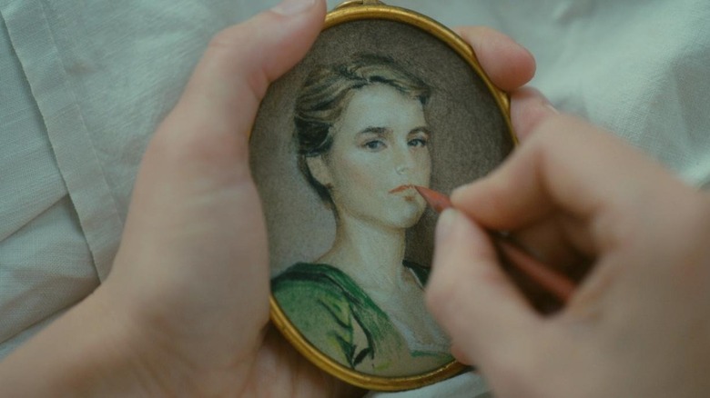 A portrait of Adele Haenel in Portrait of a Lady on Fire