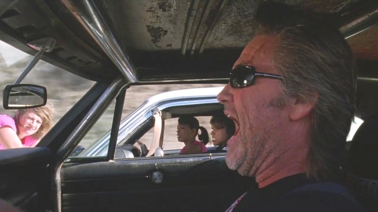 Zoe Bell and Kurt Russell in Death Proof