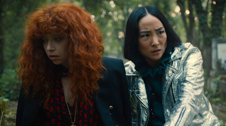 Greta Lee and Natasha Lyonne in Russian Doll