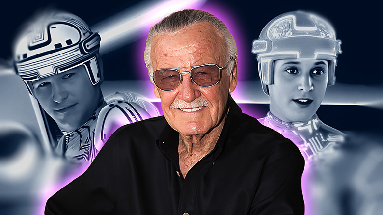 Colagem de Stan Lee Tron