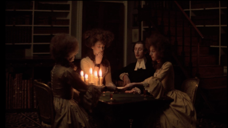 A small group consort over a candelabra 