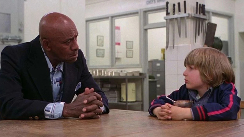 Scatman Crothers and Danny Lloyd in "The Shining"