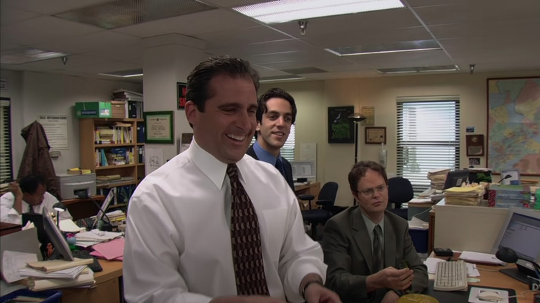 The Office Michael Ryan laughing Dwight