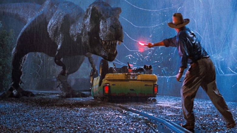 A still from Jurassic Park 