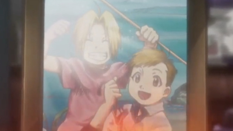 Fullmetal Alchemist 2003 Ed and Al Elric young