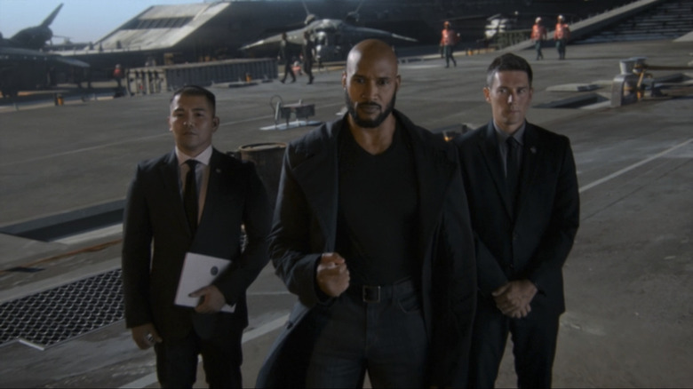 Henry Simmons in Agents of SHIELD