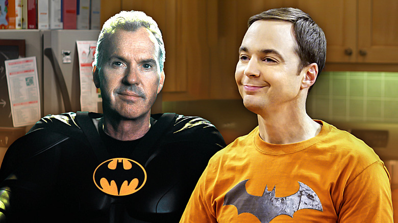 Michael Keaton Jim Parsons Velho Sheldon