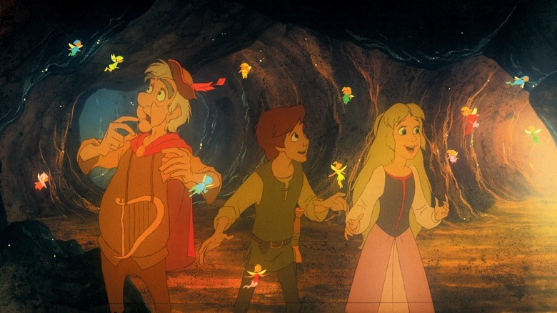 The cast of The Black Cauldron