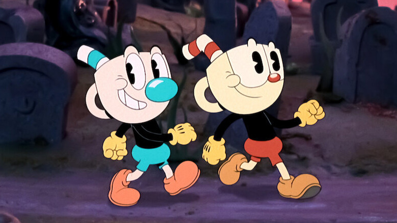 Cuphead and Mugman in The Cuphead Show!