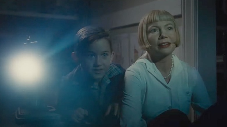 Mateo Zoryan and Michelle Williams in The Fabelmans