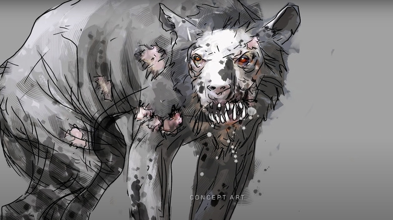 Concept art of the bear in "Annihilation"