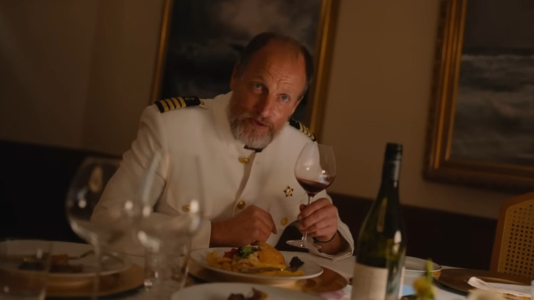Woody Harrelson as Captain Smith in Triangle of Sadness