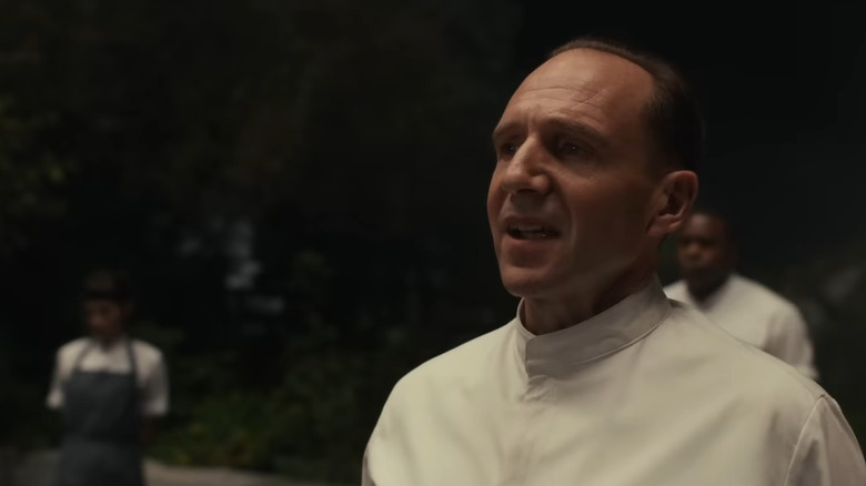 Ralph Fiennes as Chef Slowik in The Menu