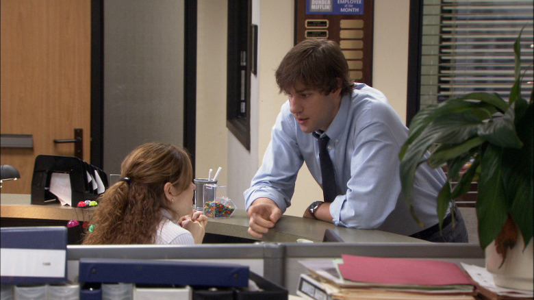 Pam and Jim on The Office