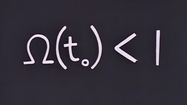 A calculation that Homer wrote on a blackboard on an episode of The Simpsons.