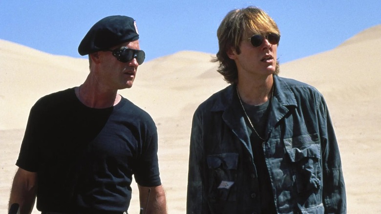 Colonel Jack O'Neil and Daniel Jackson stranded on Abydos in Stargate