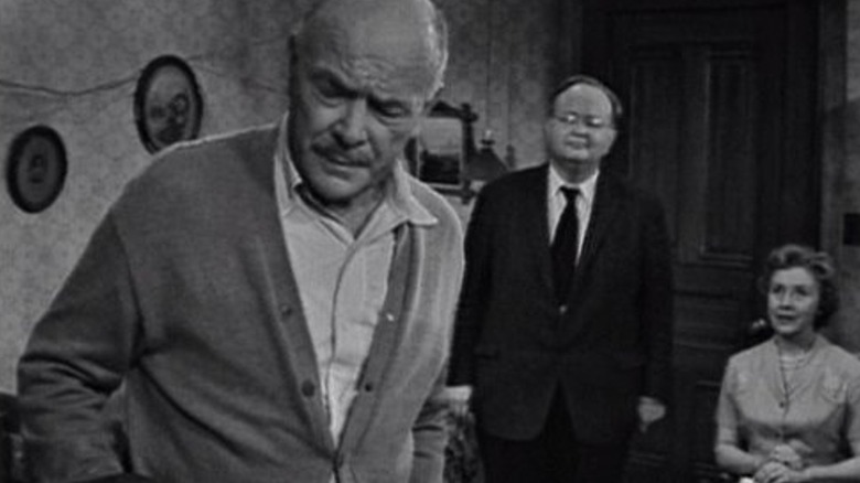 Dean Jagger, Robert Emhardt, and Carmen Mathews in The Twilight Zone