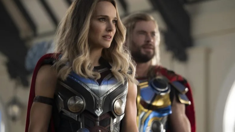 Jane and Thor in Thor: Love and Thunder