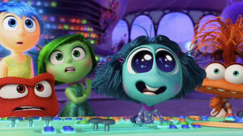 Inside Out 2 personagens no comando da mente de Riley