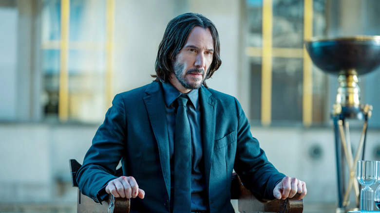 John Wick: Chapter 4 Keanu Reeves chair