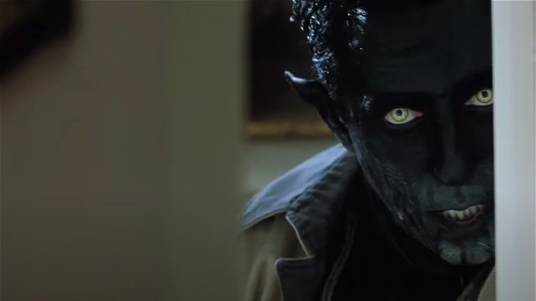 Closeup of Alan Cumming as Nightcrawler