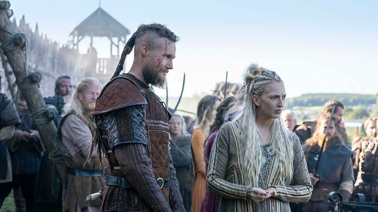 Jordan Patrick Smith and Georgia Hirst in Vikings