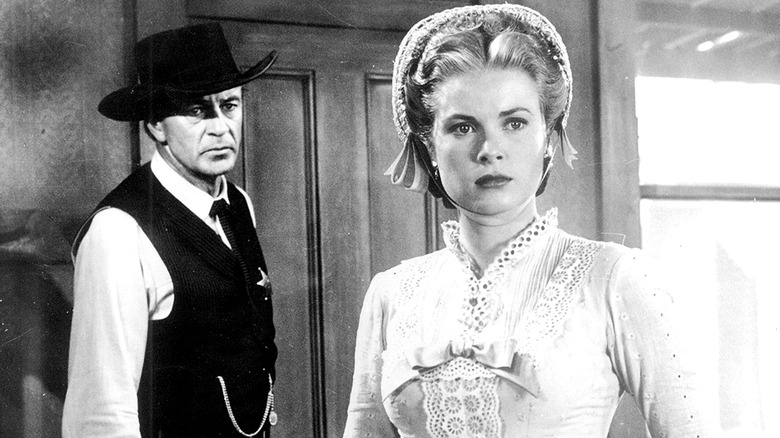 Gary Cooper and Grace Kelly in High Noon