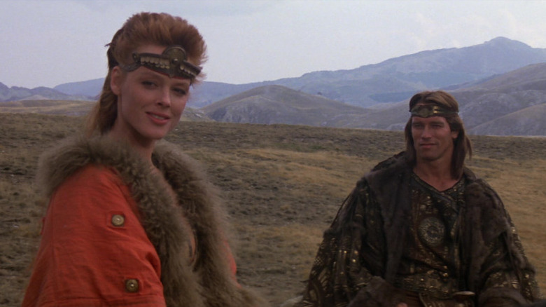 Brigitte Nielsen Red Sonja Arnold Schwarzenegger Lord Kalidor 1985