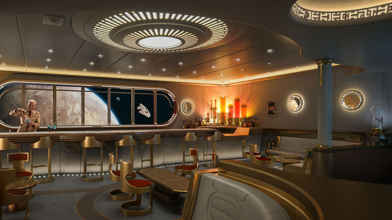 Hyperspace Lounge decor