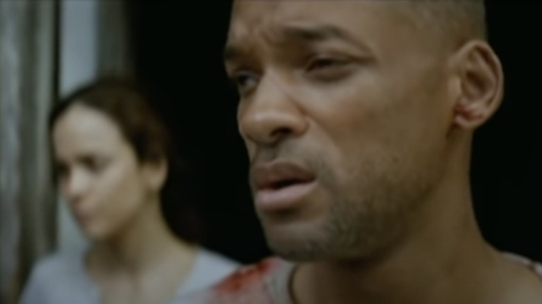 Will Smith sad I Am Legend