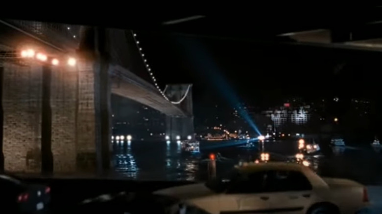 Brooklyn Bridge at night I am Legend