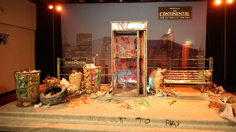 The Continental phone booth set