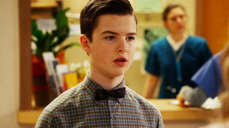 Iain Armitage as Sheldon Cooper on Young Sheldon