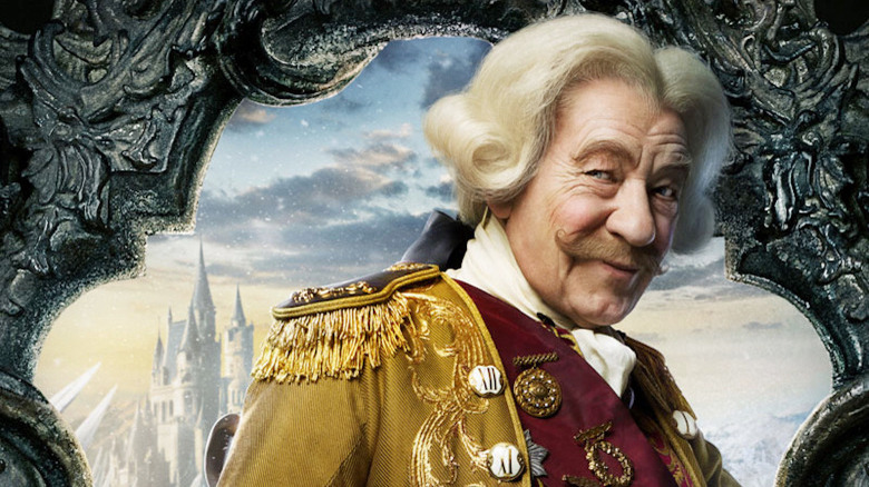 Ian McKellen as Cogsworth in Beauty and the Beast