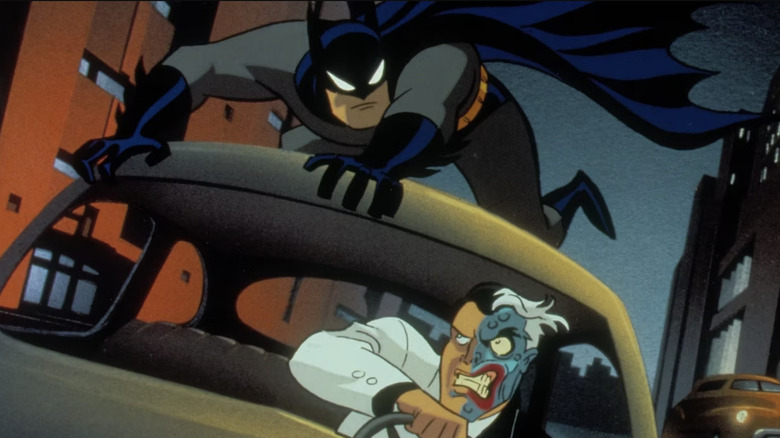 Batman and the Joker in Batman: The Animated Series