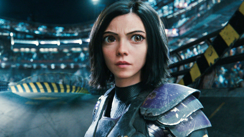 Rosa Salazar in Alita: Battle Angel