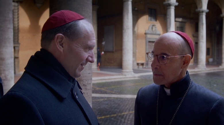 Cardinal Lawrence and Cardinal Bellini in Conclave