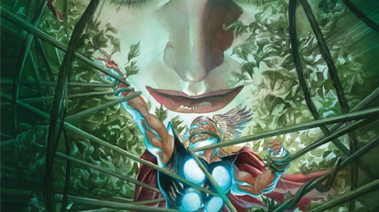 Capa de Immortal Thor #8 Alex Ross Thor Gaea