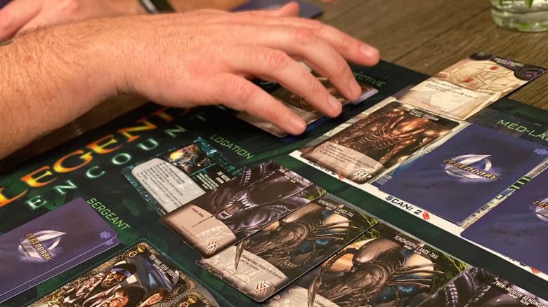 legendary encounters alien deck building game