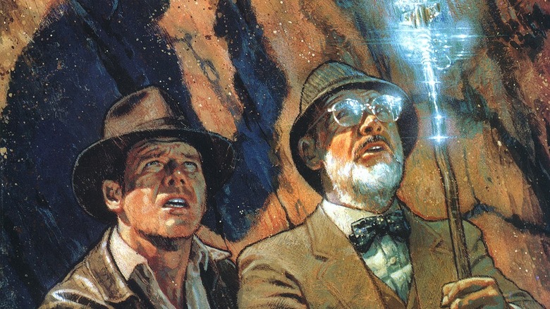 Cover art for issue 4 of Indiana Jones and the Spear of Destiny