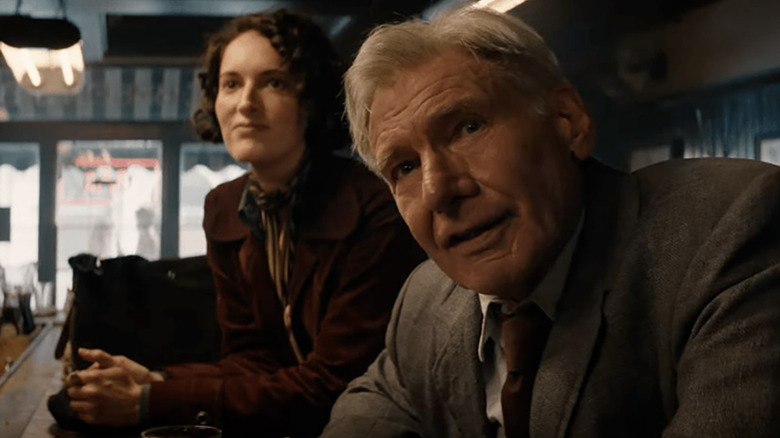 Phoebe Waller-Bridge and Harrison Ford in Indiana Jones and the Dial of Destiny