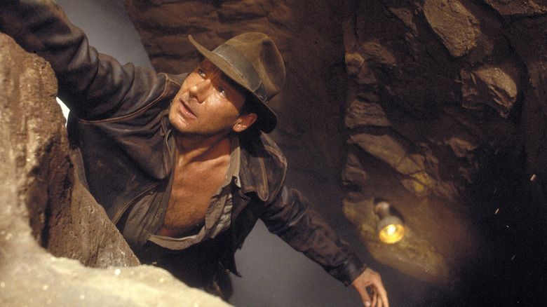 Indiana Jones hanging near the grail