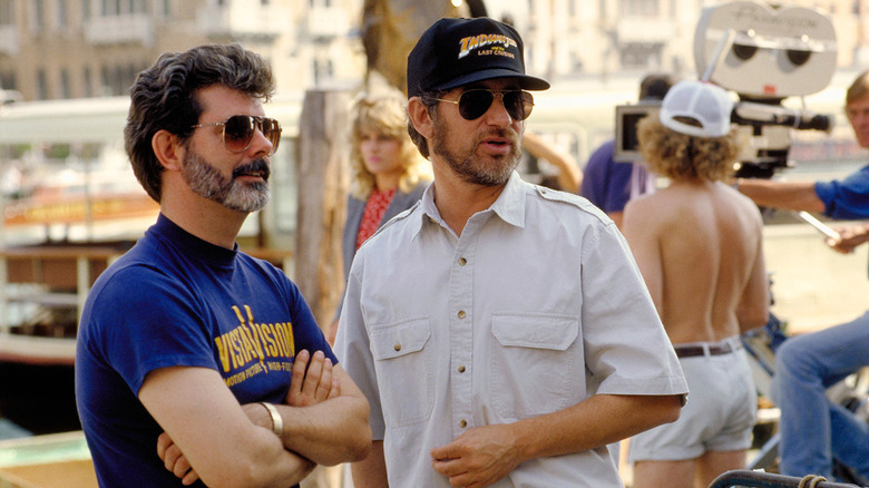 Steven Spielberg and George Lucas