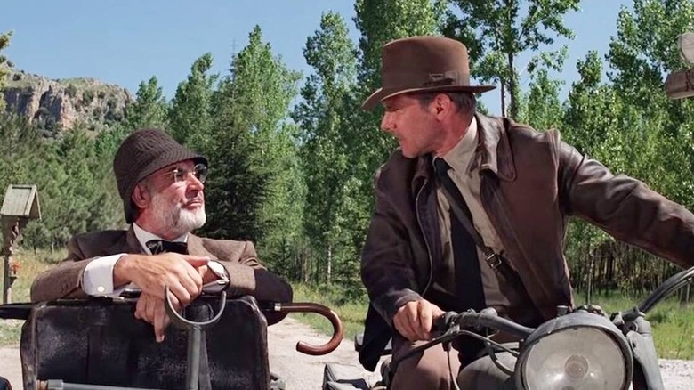 Sean Connery and Harrison Ford in "Indiana Jones and the Last Crusade"